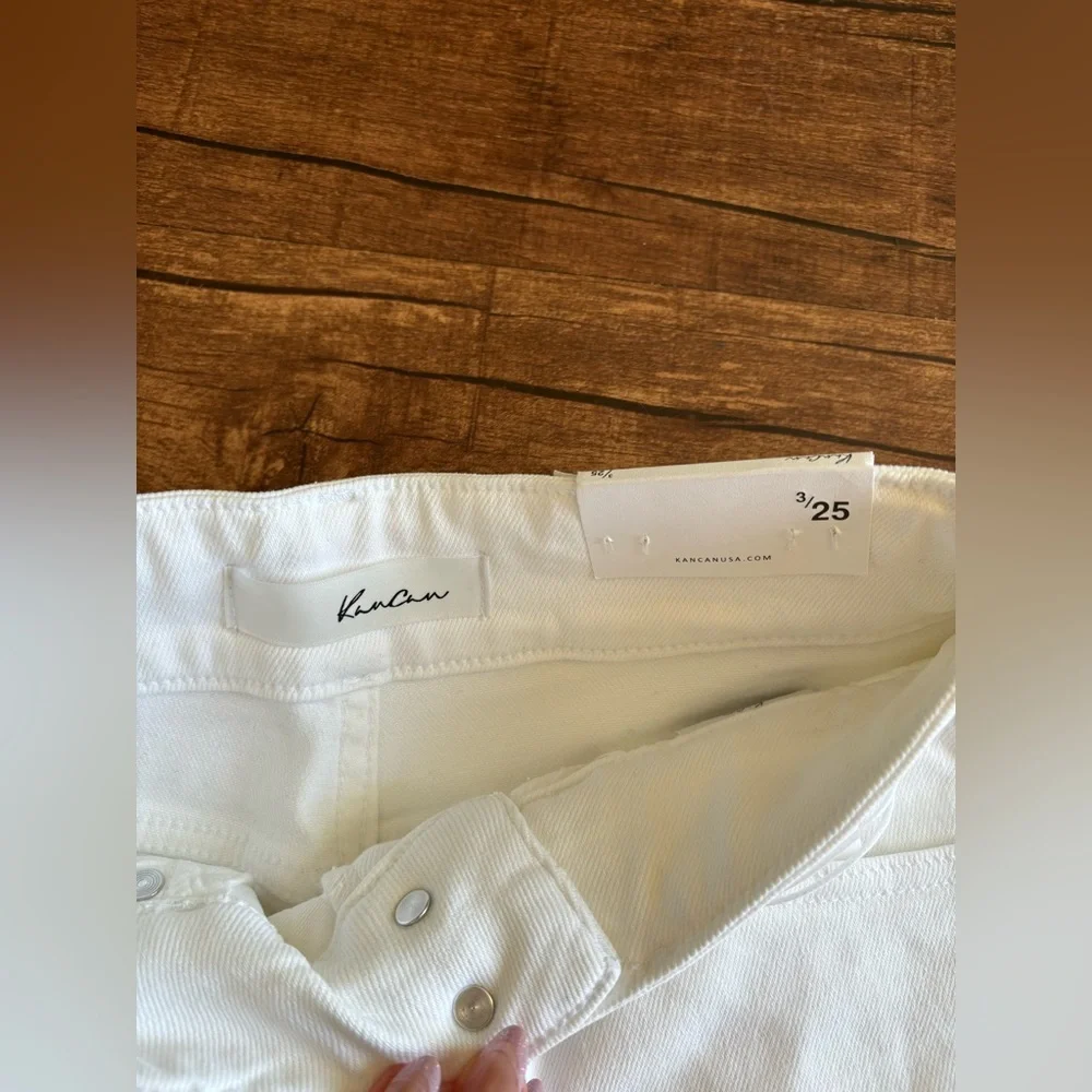 NWT KanCan Jeans | 3/ 25 | White Distressed Denim - Picture 6 of 10